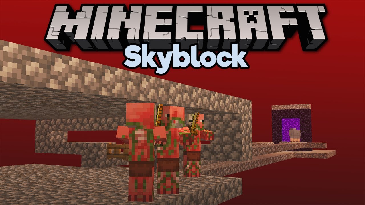 Going to the Nether in Skyblock! ▫ Minecraft 1.15 Skyblock (Tutorial Let's Play) [Part 5]