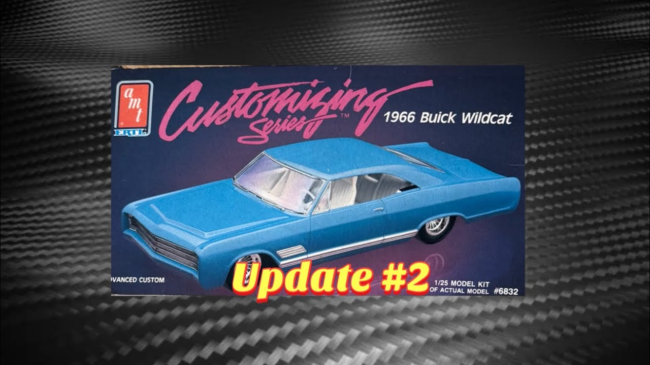 AMT 1966 Buick Wildcat. Шасси и двигатель.