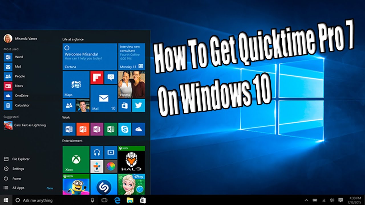 How to Download and install QuickTime 7 on Windows 10 *EASY*