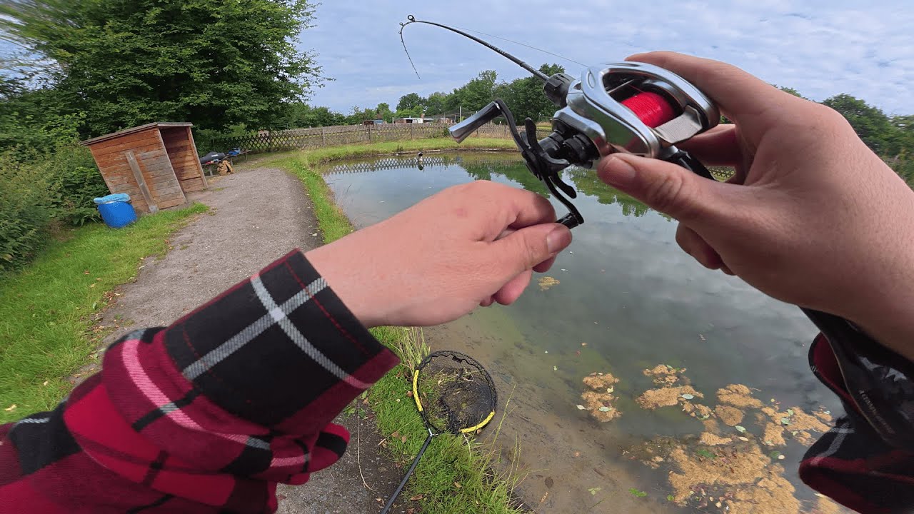 Handing Skull Wolf Rainbow Trout Baitcast Fishing