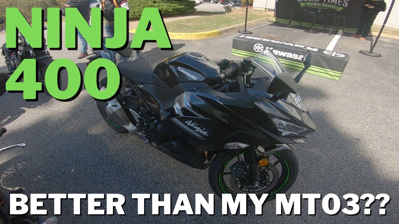 Do I regret getting my MT03 instead of this? | 2022 Ninja 400 | First Ride