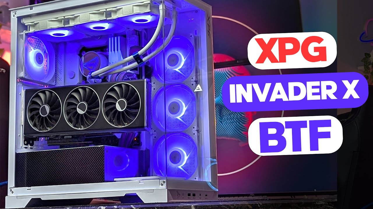 XPG INVADER X BTF BUILD TIMELAPSE | I9 12900k | 7900 XTX | RAY TECH STUDIO #gaming