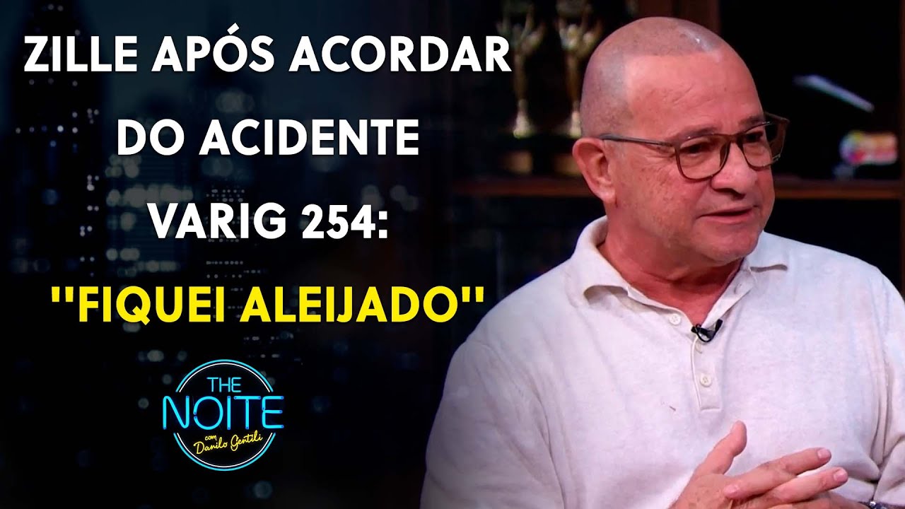 Copiloto relembra como foi acordar ap&oacute;s o desastre do acidente Varig 254 | The Noite (18/07/23)