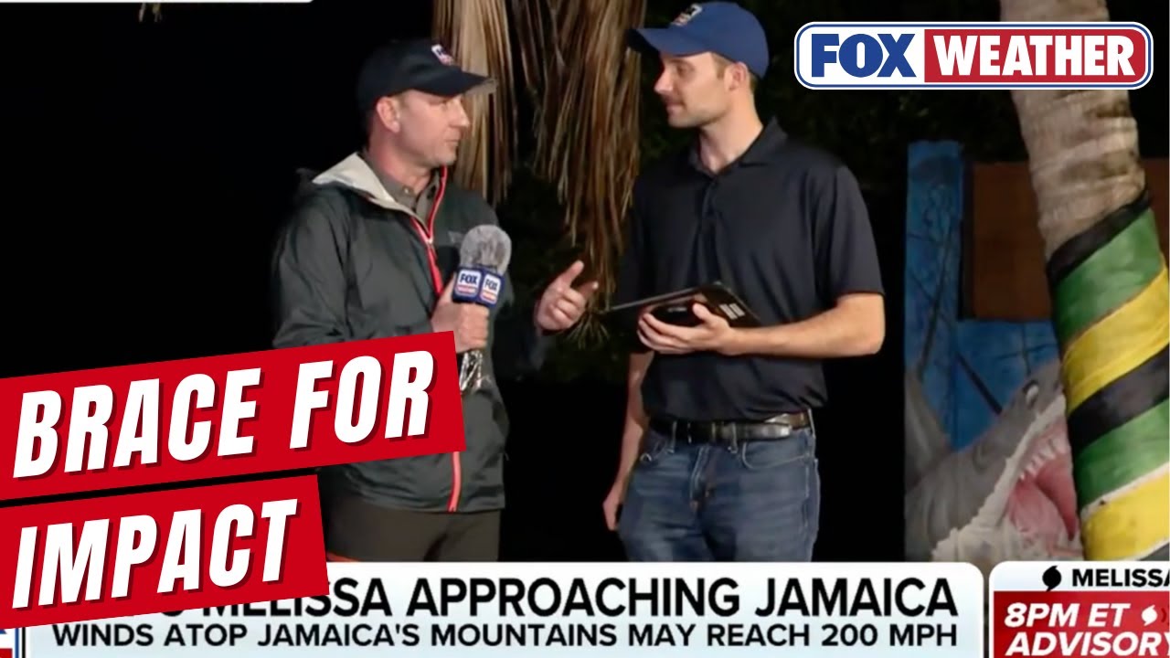 Fox Weather Correspondent Robert Ray Prepares For Catastrophic Hurricane Melissa