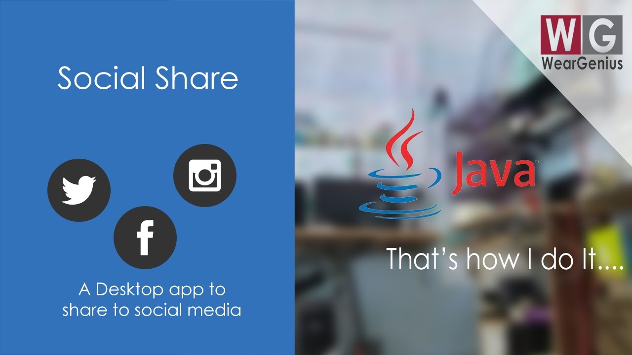 Desktop app to share to social media | Geeky Way