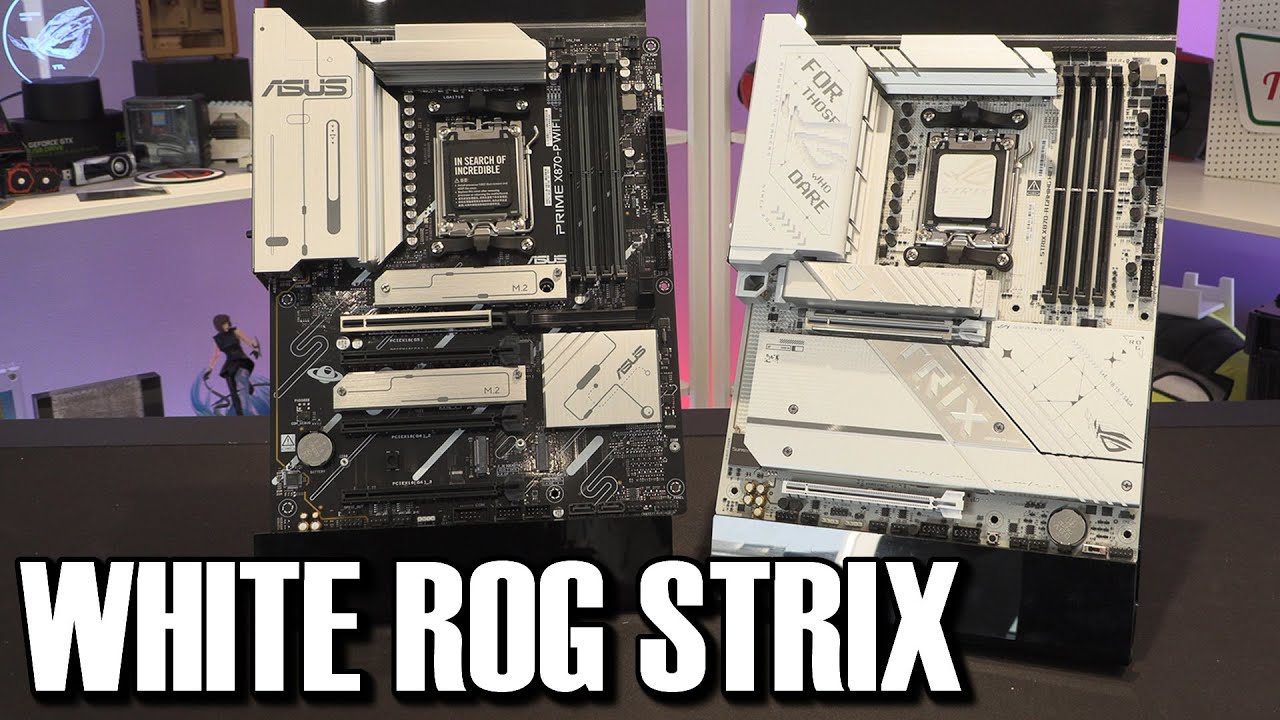 The White Ones - ROG Strix X870-A and Asus Prime X870-P