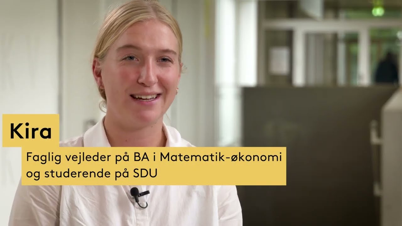 BA i Matematik-økonomi på SDU