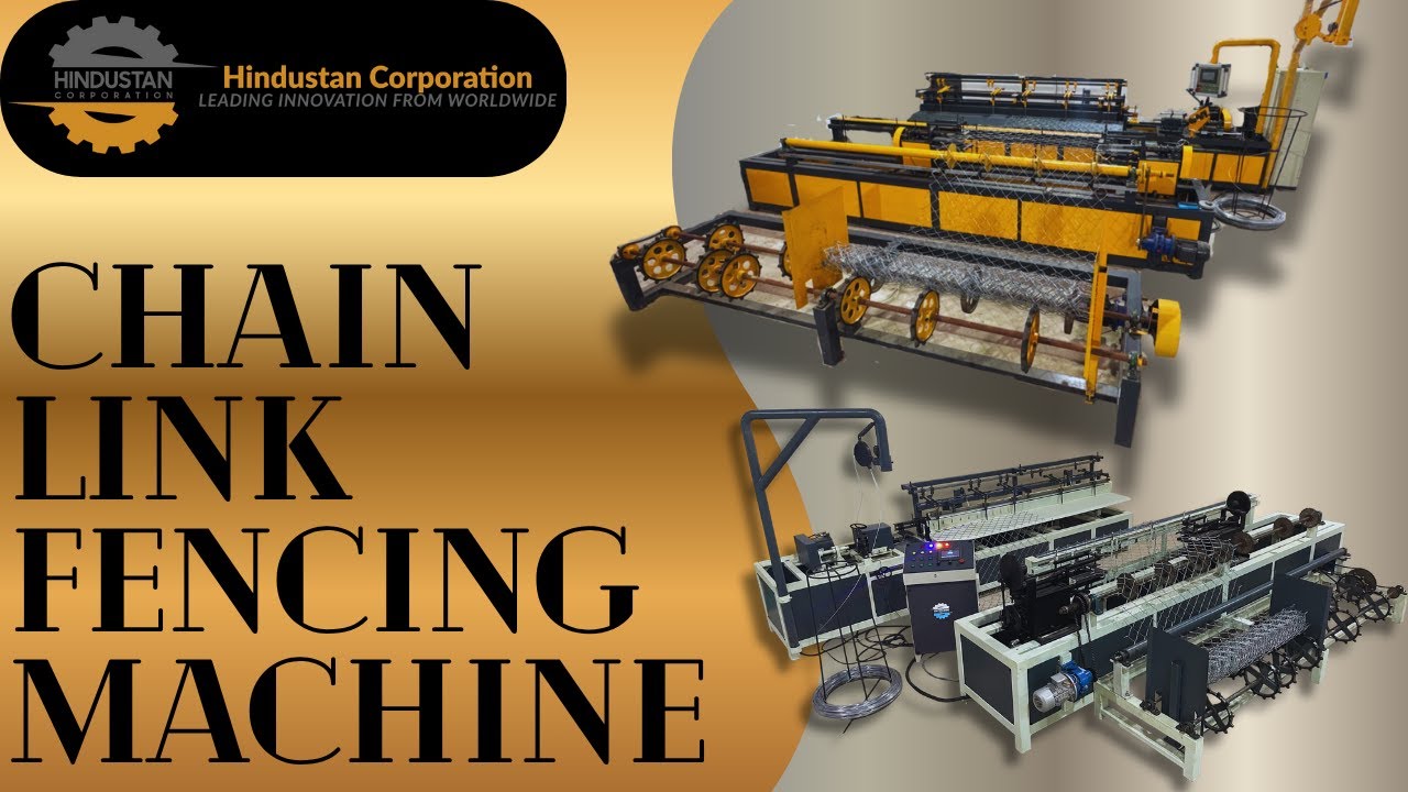 Automatic chain link fence machine. (Single wire). Model no. F 30S Pro