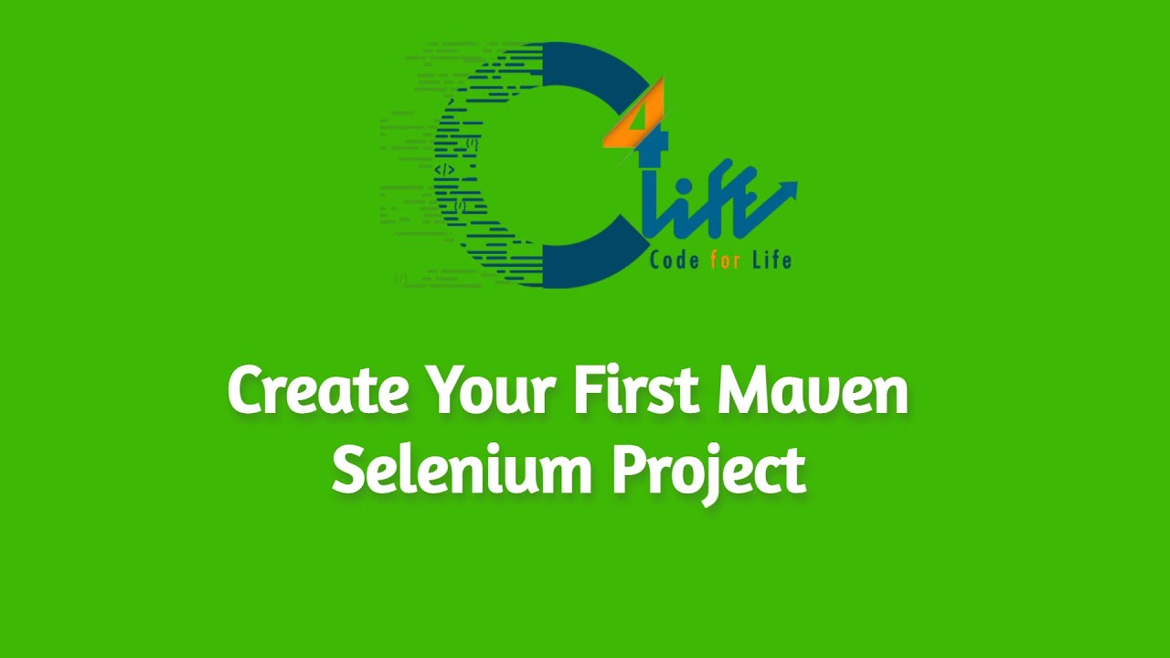 Create Your First Maven Selenium Project