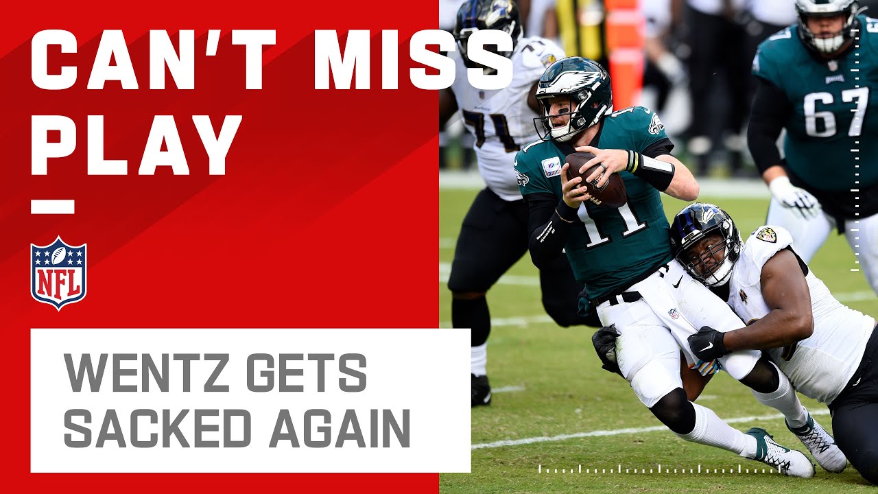Carson Wentz Gets Sacked AGAIN