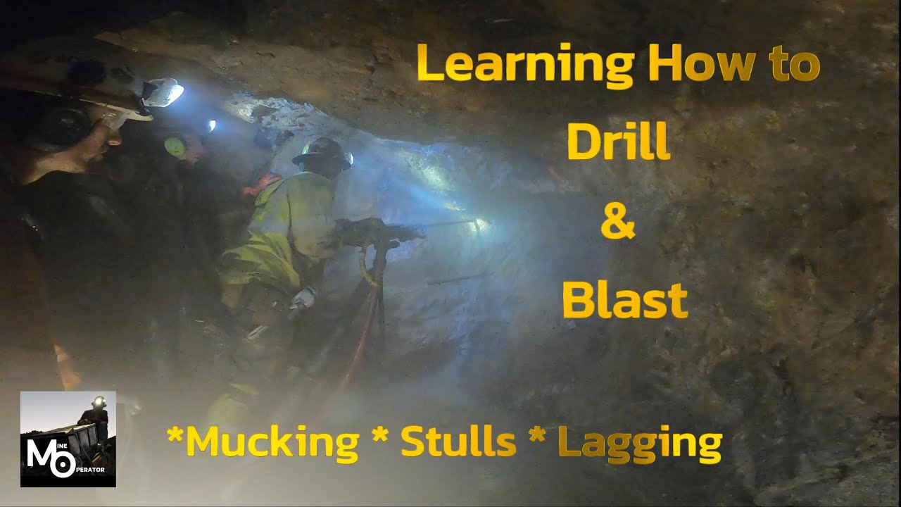 Learning How to Drill & Blast Gold Ore Underground