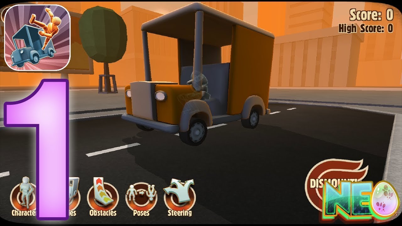 Turbo Dismount: Gameplay Walkthrough Part 1 (iOS, Android)
