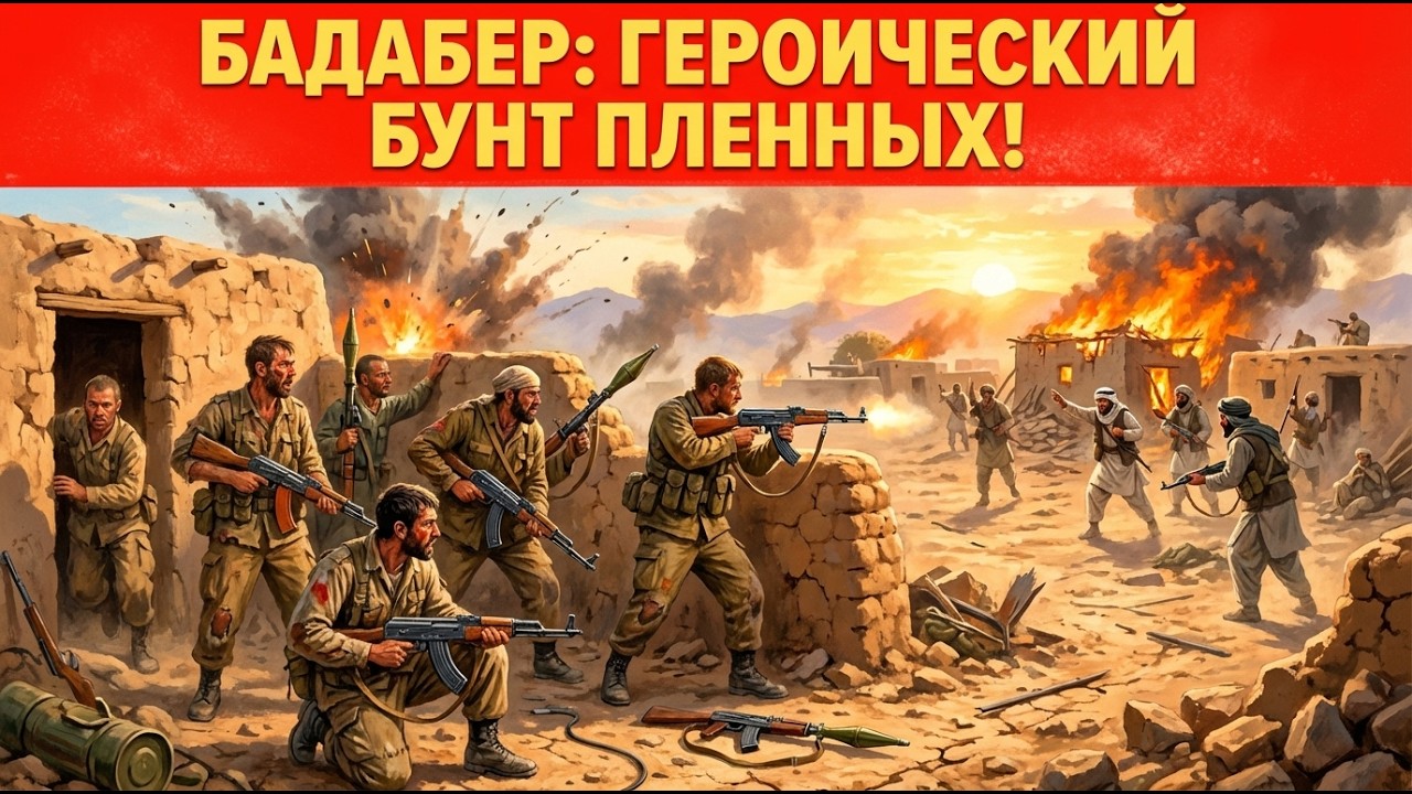 БАДАБЕР 1985: ВОССТАНИЕ ПЛЕННЫХ, О КОТОРОМ МОЛЧАЛИ 30 ЛЕТ