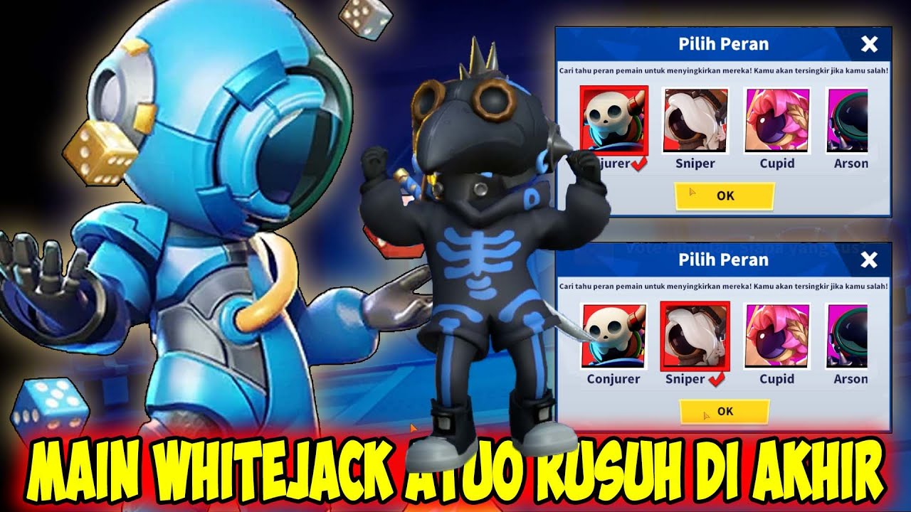 MAIN WHITEJACK BERUJUNG KERUSUHAN DI AKHIR GAME !! Super Sus Indonesia