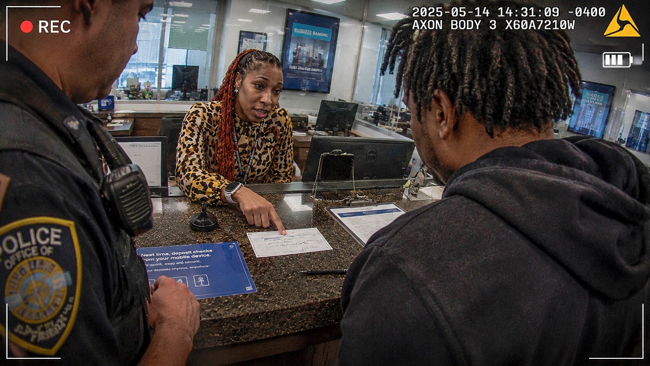 Teen Scammer Walks Into a Bank With a $450,000 Stolen Check... Police Were Waiting