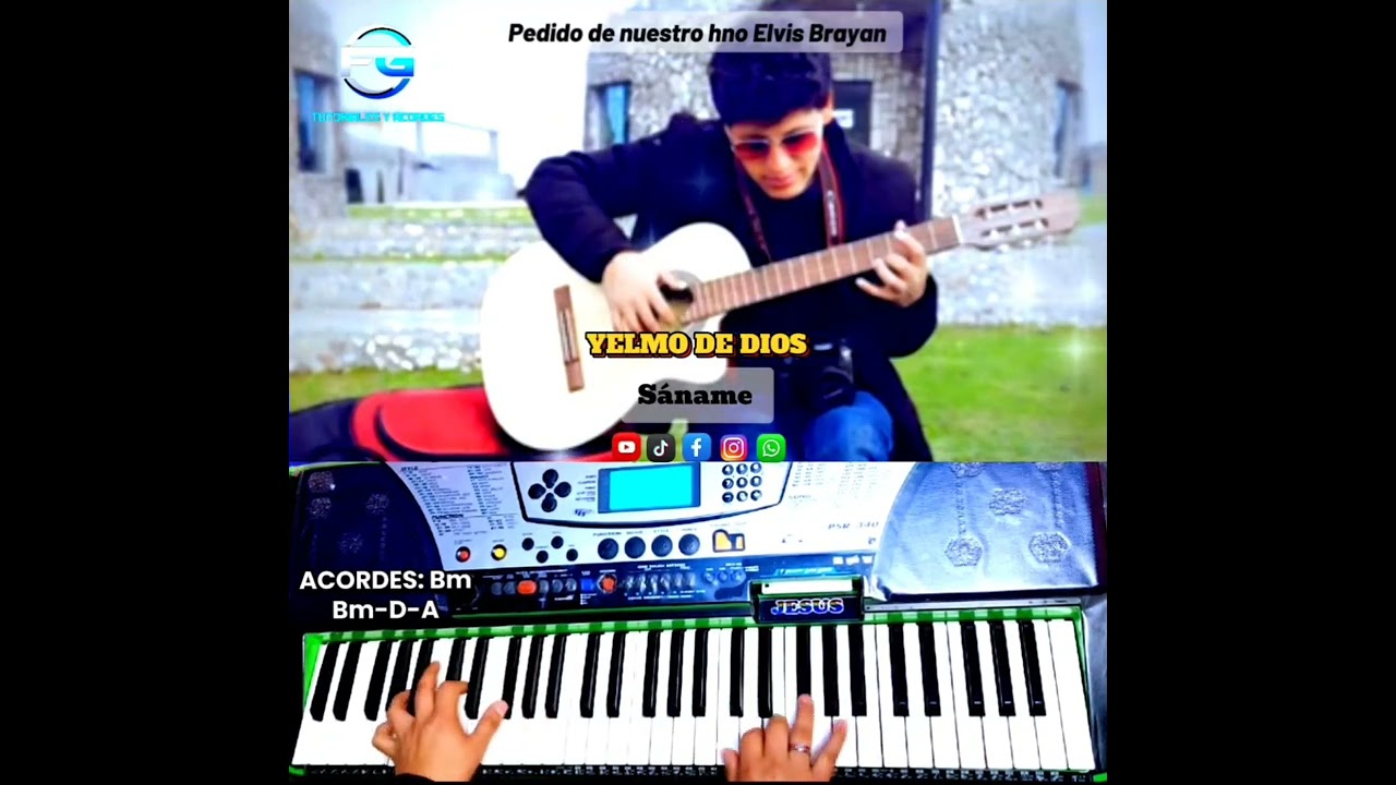 Yelmo de Dios - Sáname. TUTORIALES Y ACORDES FG.