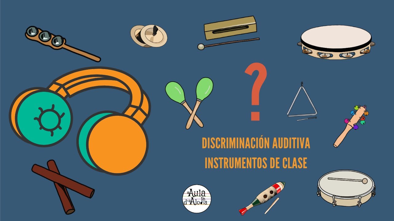 Discriminación auditiva - Instrumentos pequeña percusión