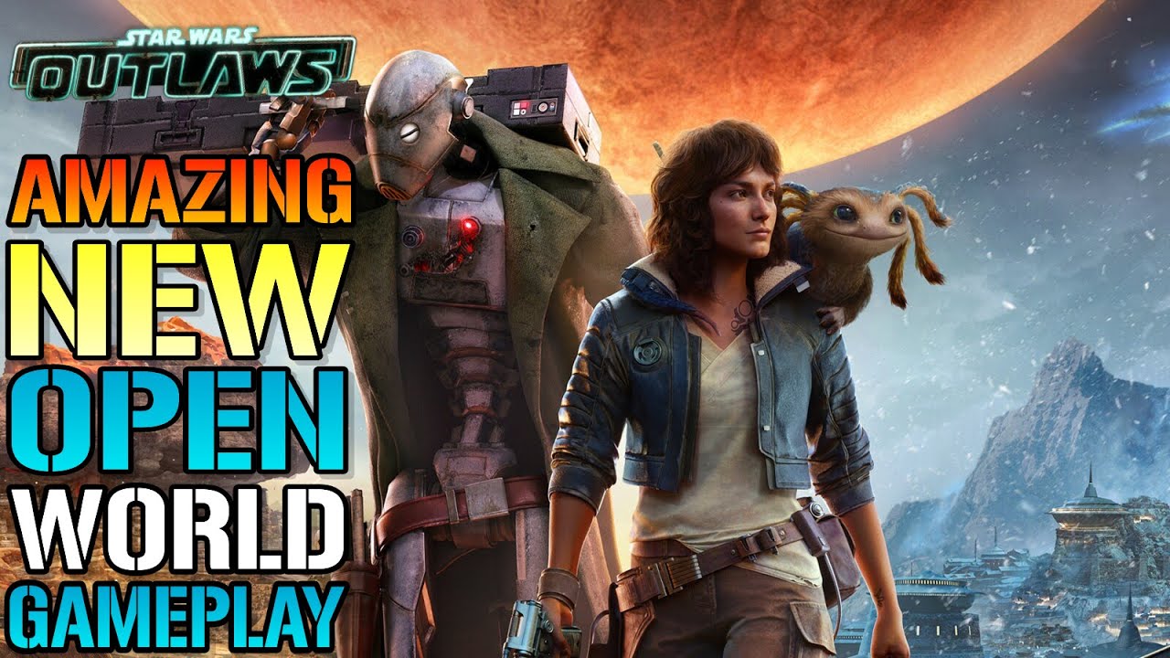 Star Wars Outlaws: Потрясающий НОВЫЙ геймплей в открытом мире! 15 минут новых миссий и геймплей в открытом мире