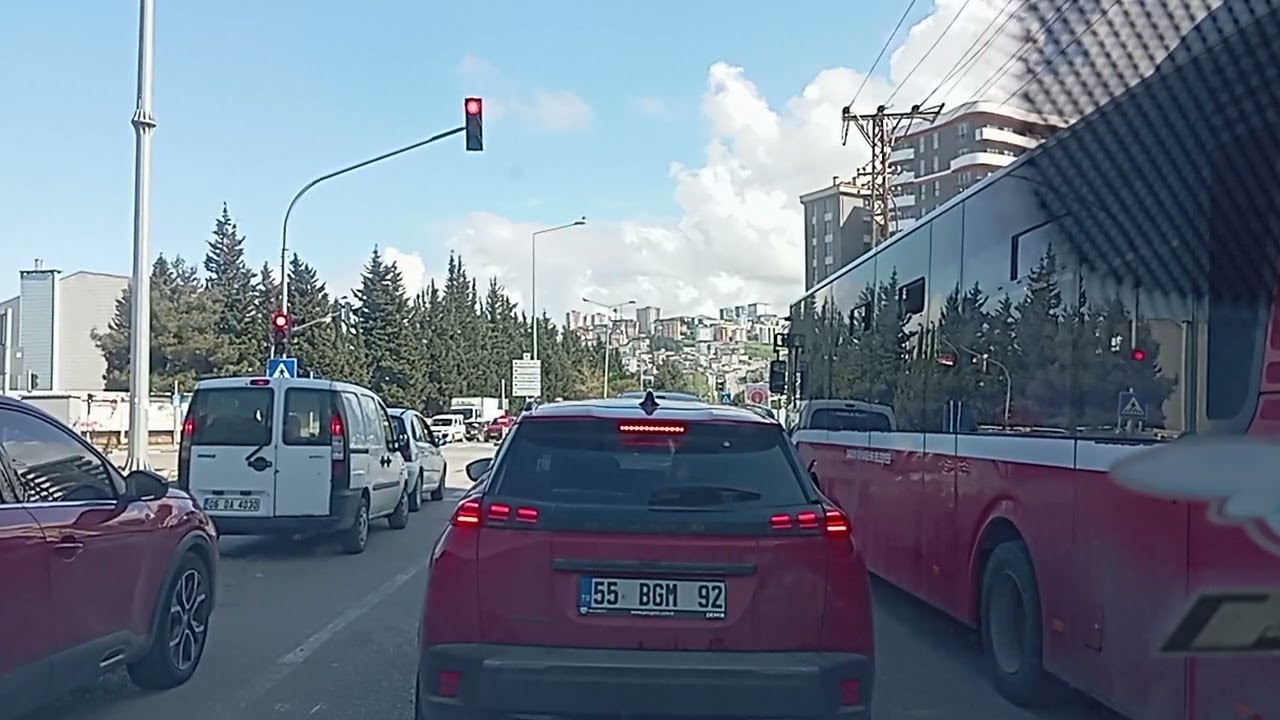 28 Nisan 2025 Samsun İlkadım İlçesinden Adalet Mahallesi'ne Gidiyoruz Dönüşümüz Çevreyolu Üzerinden