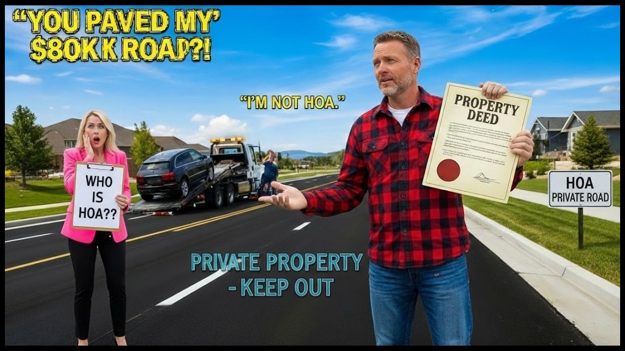 HOA Paved My $80K Road Overnight — The Moment I Made Every Car Vanish