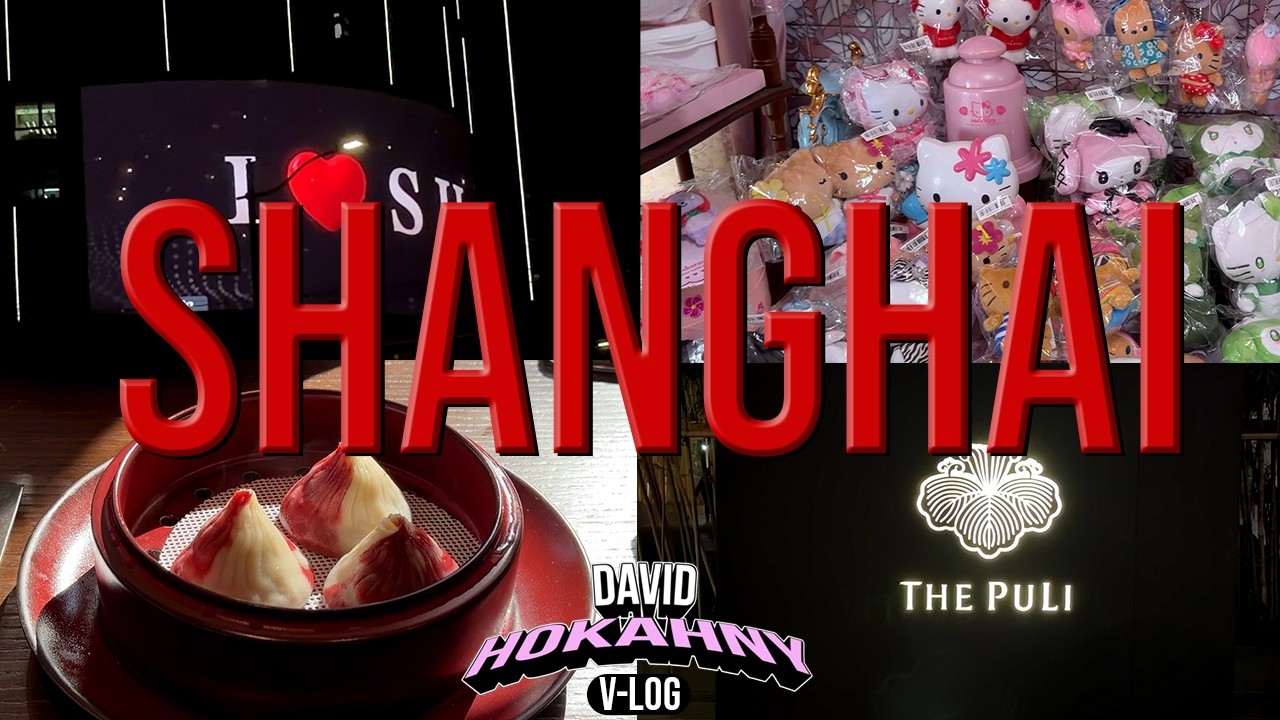 【데이빗호카니】 상하이 여행 브이로그┃The Puli 호텔┃Sui Tang Li 수이탕리┃빈티지 쇼핑┃빈티지 키티샵┃ep.4