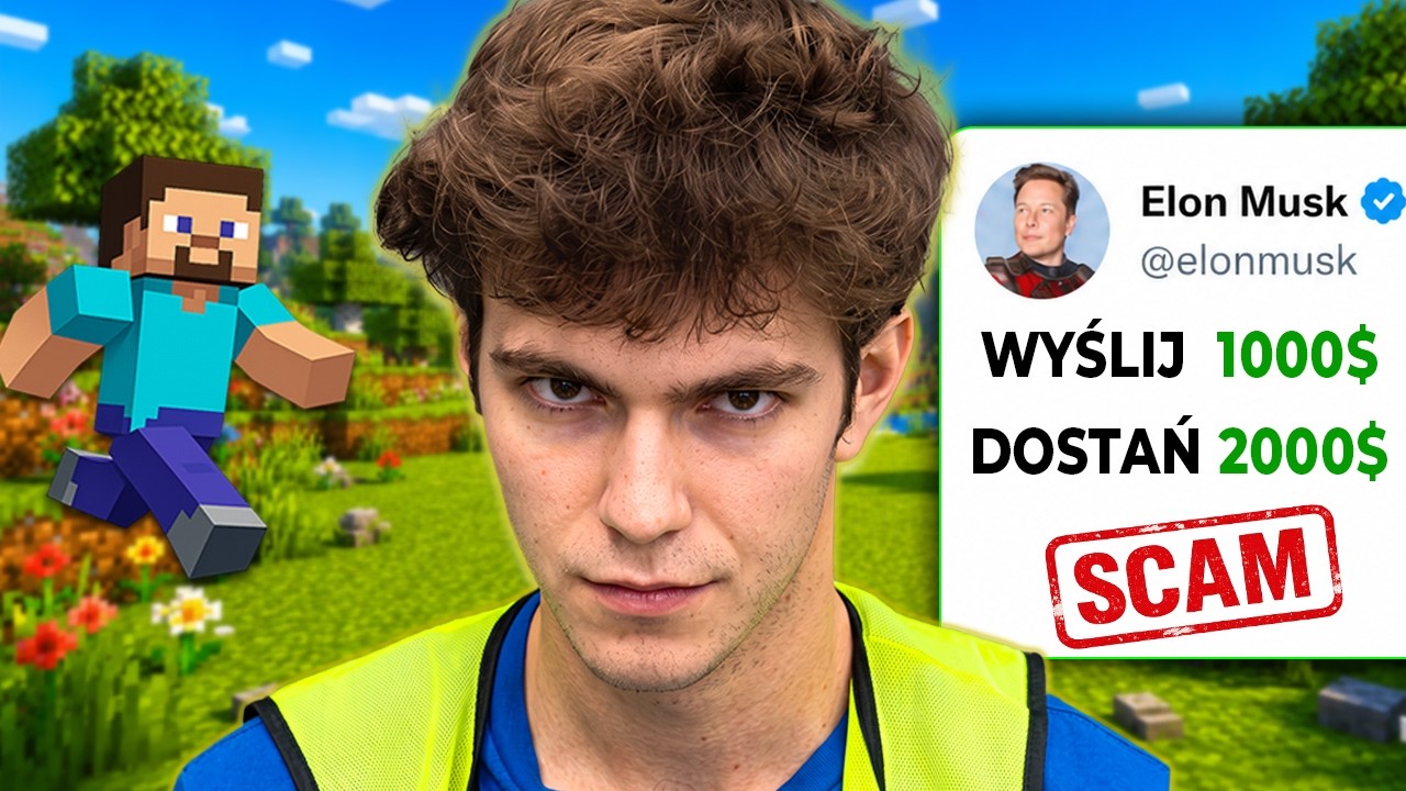 17-LETNI SCAMMER Z MINECRAFTA ZHAKOWAŁ ELONA MUSKA