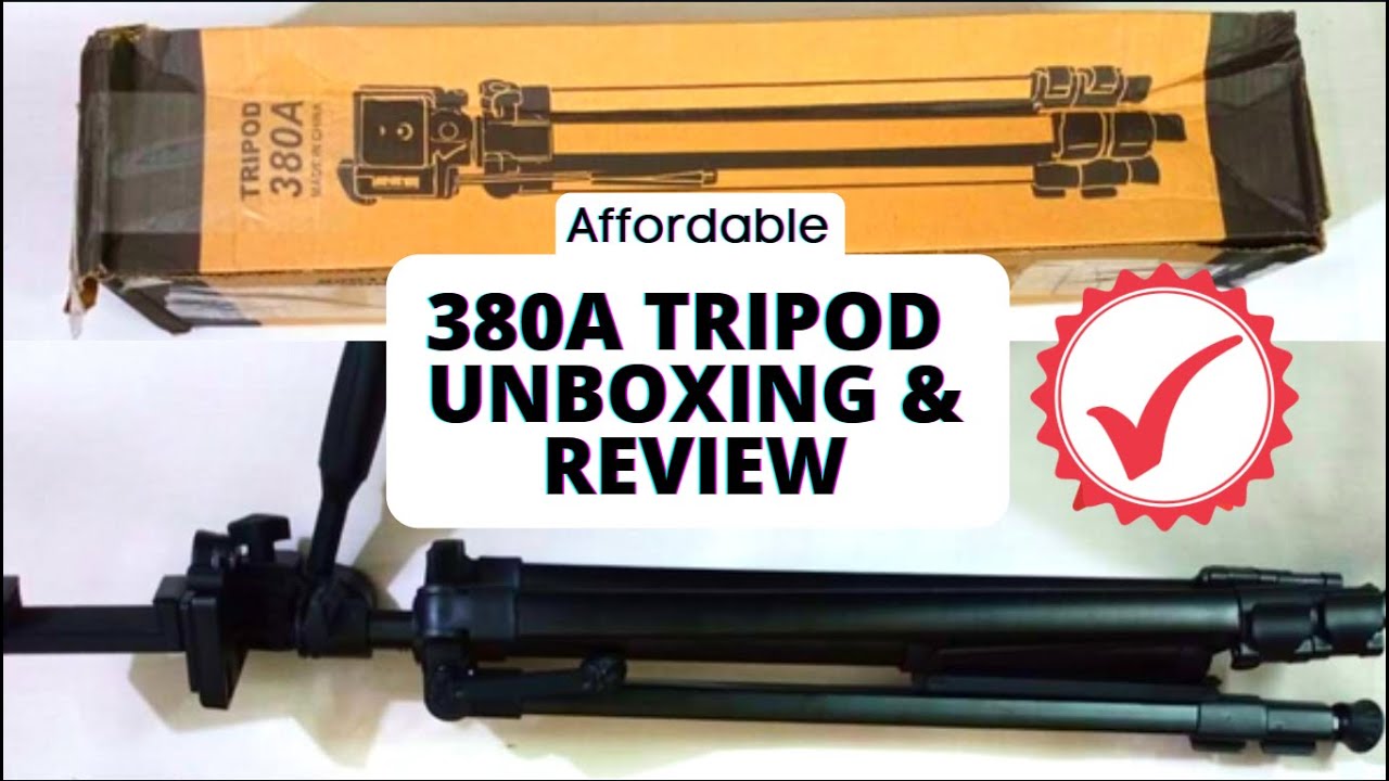 Tripod 380A Unboxing and Review | Price and Details | Budget Friendly Tripod
