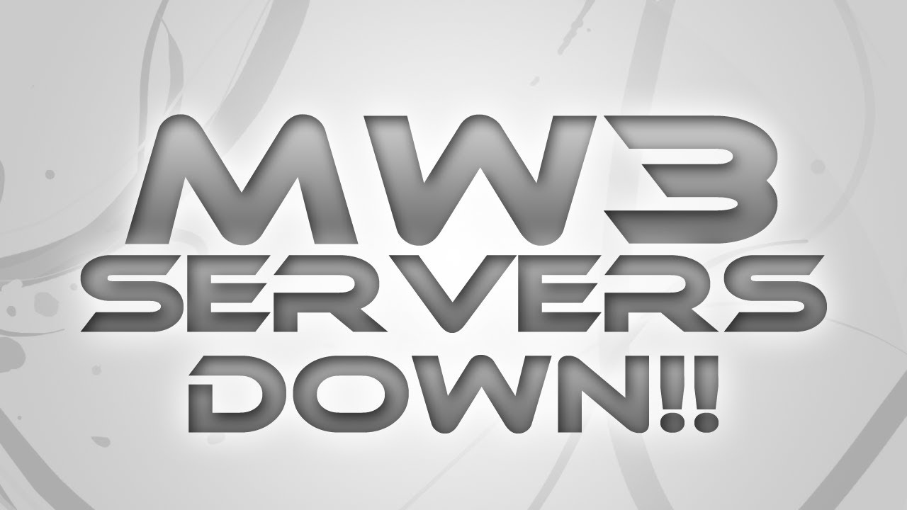 MW3 Servers Down ? | Cannot Connect to Server | 1st Double XP Weekend on MW3 = FAIL
