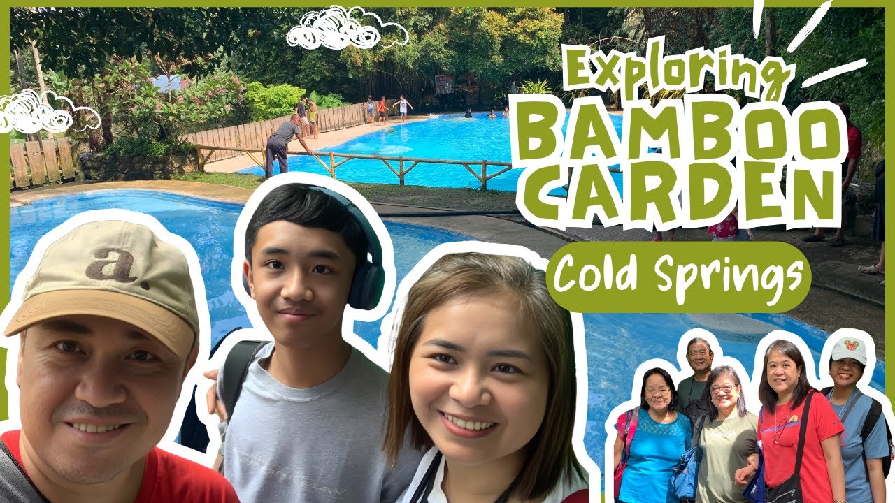 Family Exploring Bamboo Garden Cold Springs in Nabunturan,  Compostela Valley