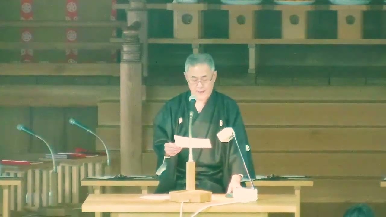 天理教本愛大教会 立教188年12月月次祭講話