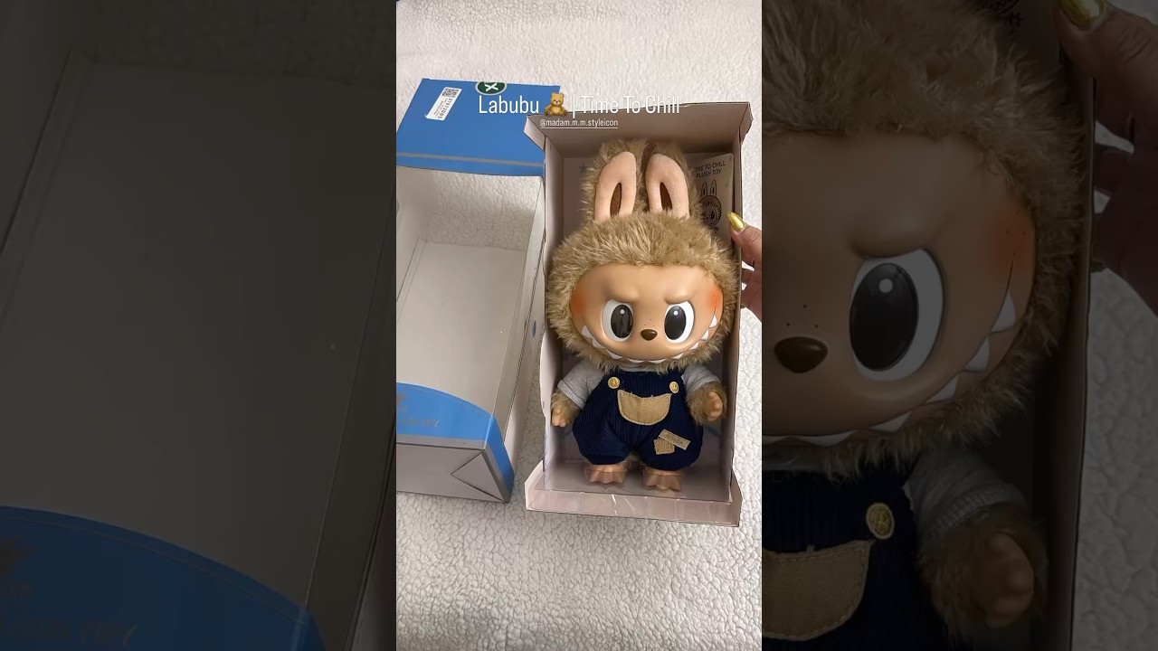 #Labubu 🧸 | Time To Chill @POPMARTOFFICIAL #asmr #unboxing #labubuthemonster #themonster #toy