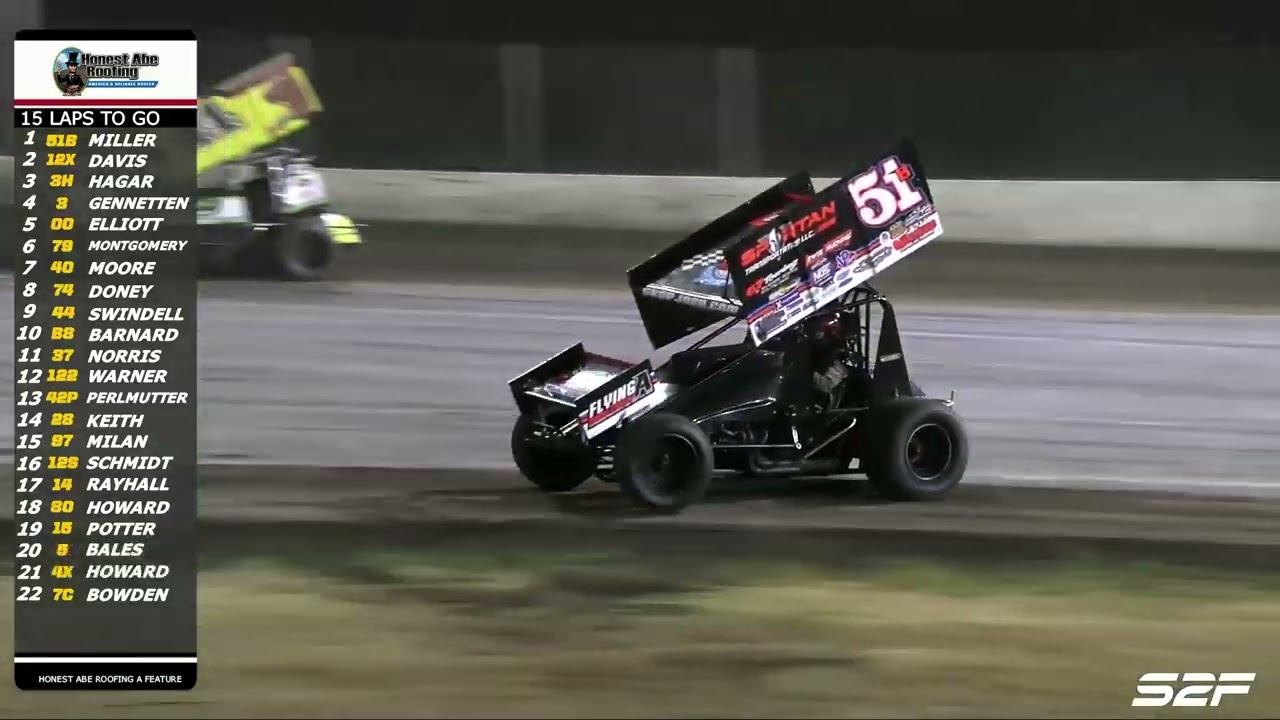 9.6.25 POWRi Honest Abe Roofing 410 Outlaw Sprint League at Benton Speedway| Highlights
