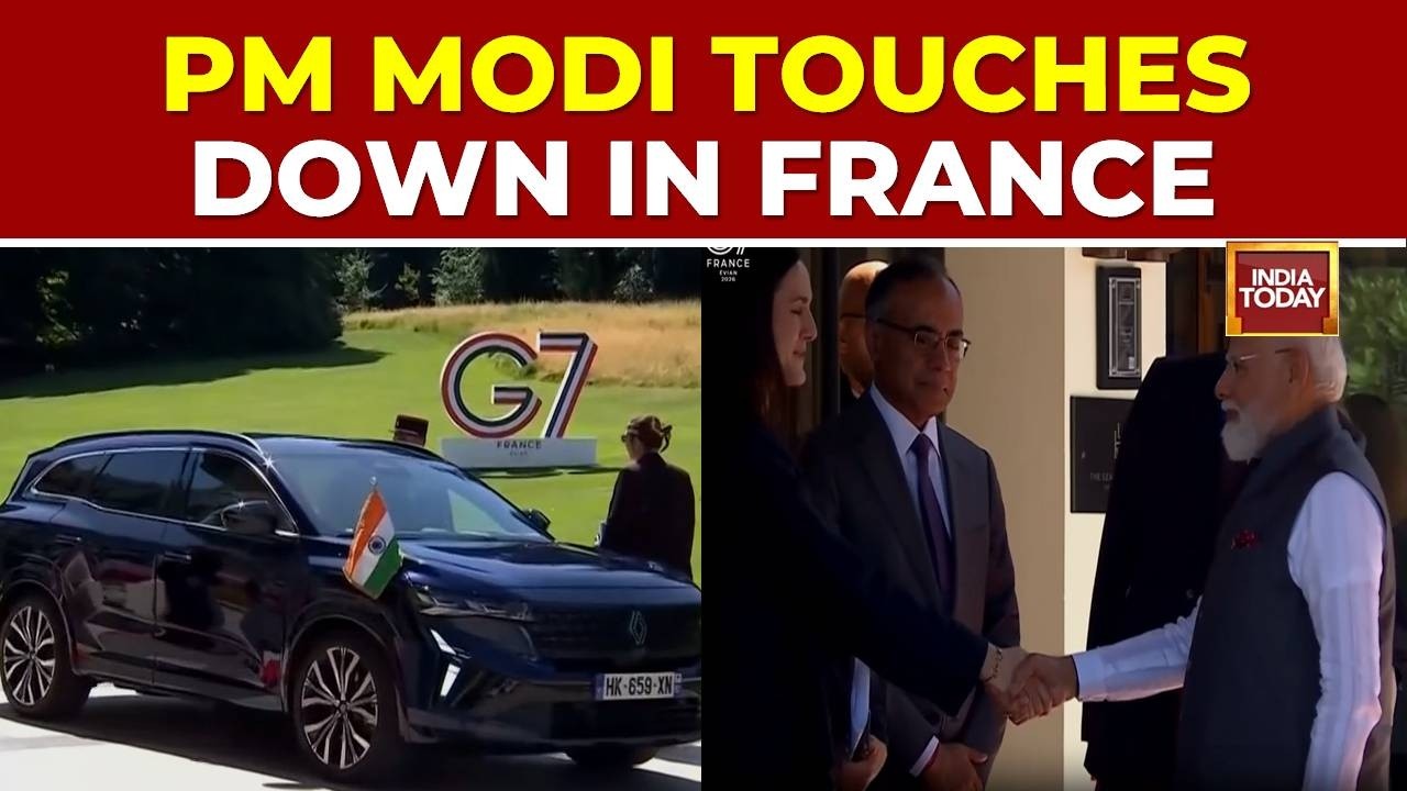 PM Modi At G7 Summit In France; Bilateral With Trump Expected Amid West Asia Peace Deal Focus