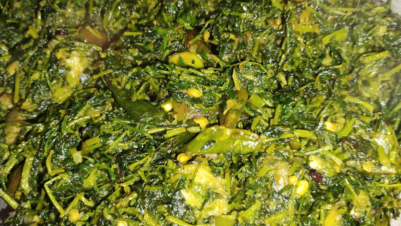 খেসারী শাক রেসিপি | Bengali Recipe Khesari Shak Vaja |Shak Vaja | অপুর সংসার