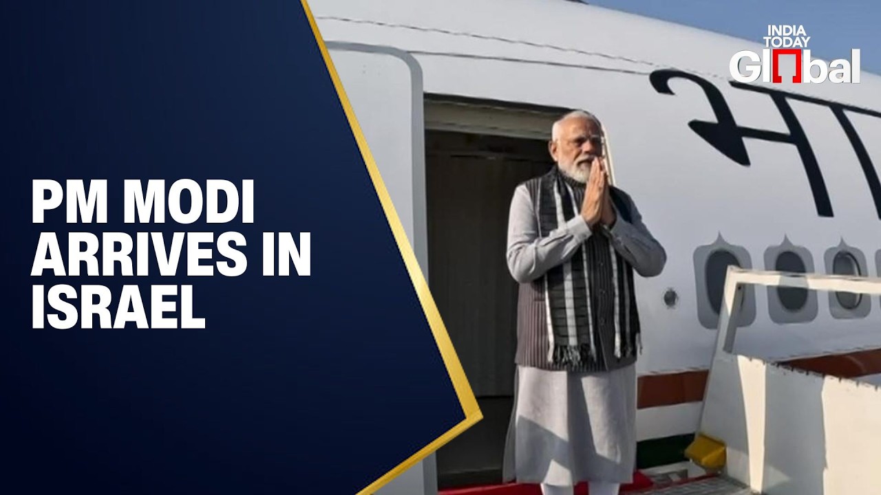 LIVE: PM Narendra Modi Arrives in Israel, Set to Meet Netanyahu