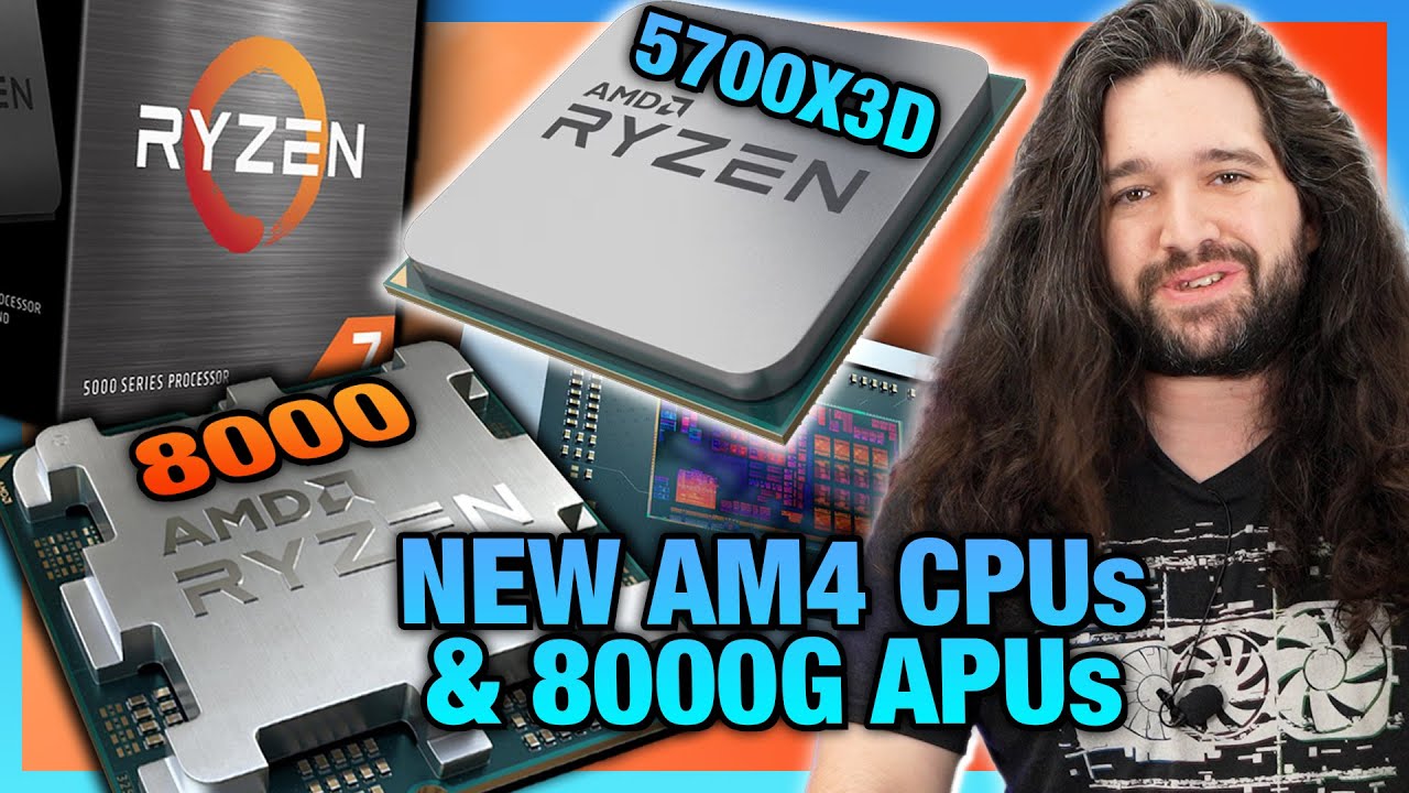 AMD's New Ryzen 7 5700X3D & More AM4 CPUs, APU 8700G, 8600G, 8500G, & 8300G Specs