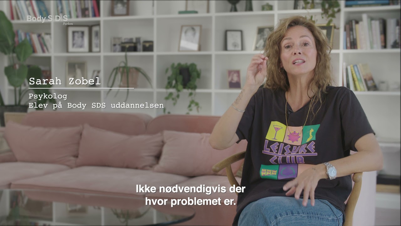 Sarah Zobel, Psykolog og elev på Body SDS kropsterapeutuddannelsen