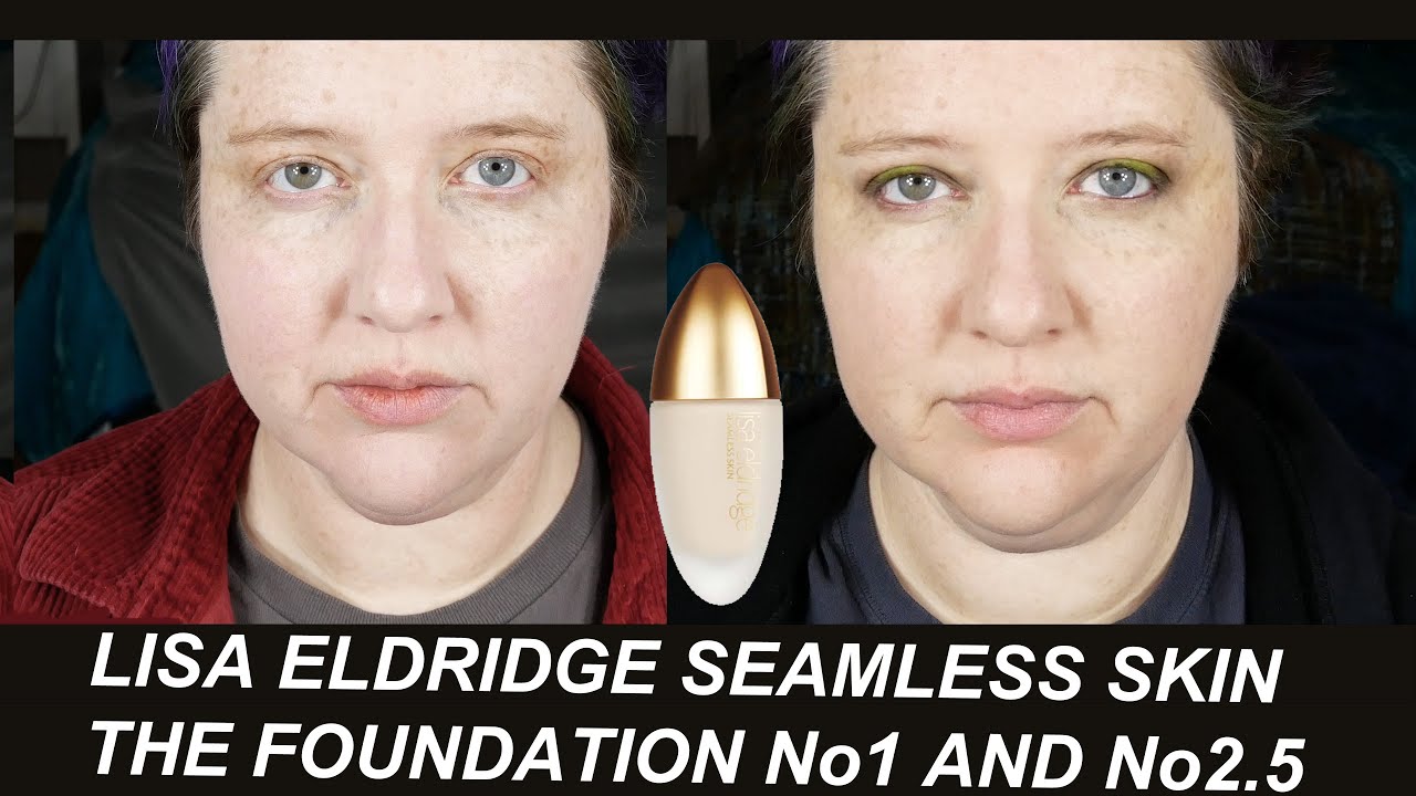 Lisa Eldridge Seamless Skin The Foundation No1 No2.5 | demo, swatches | pale skin, over40 makeup