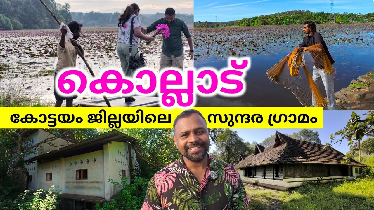 കോട്ടയം ജില്ലയിലെ ഒരു സുന്ദര ഗ്രാമം | Kollad Ambal Village, Kottayam | Panachikadu Temple