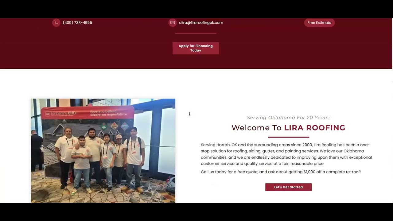 Lira Roofing & Construction | Thrive Tunnel Digital Marketing Pros - Moore, OK.