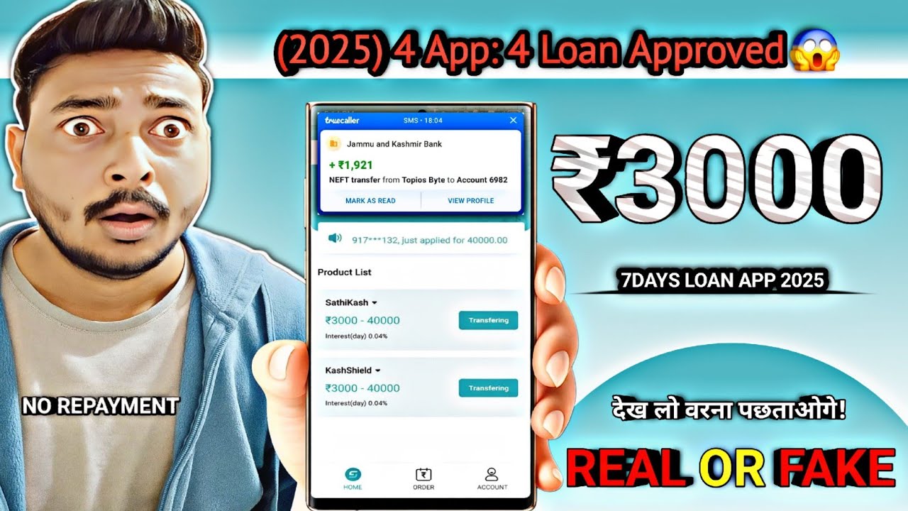 😱 7 Days Loan Apps Live Proof | 4 Apps Tested, Loan Approved | Real vs Fake Sach (2025)