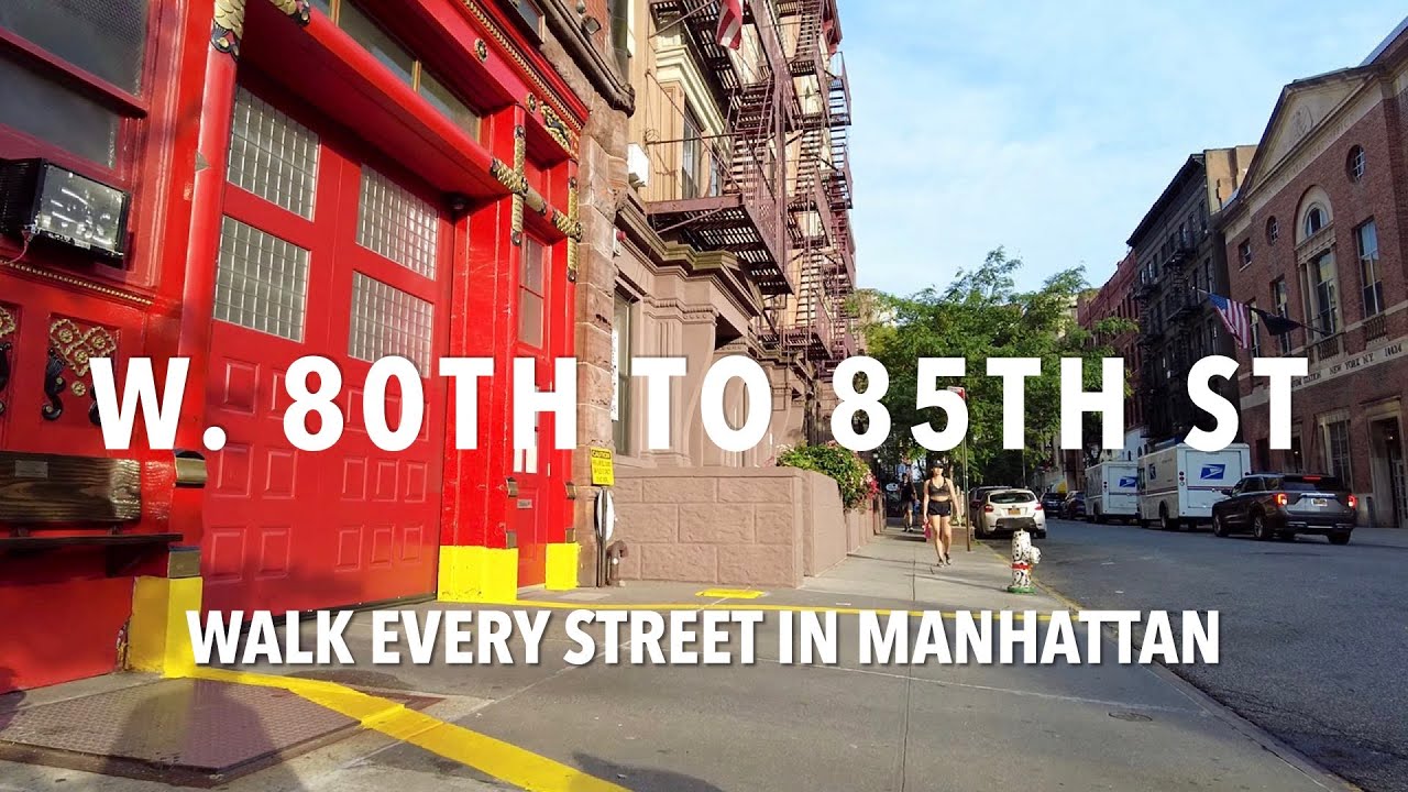 Walking Manhattan | West 80th to 85th Streets | Upper West Side