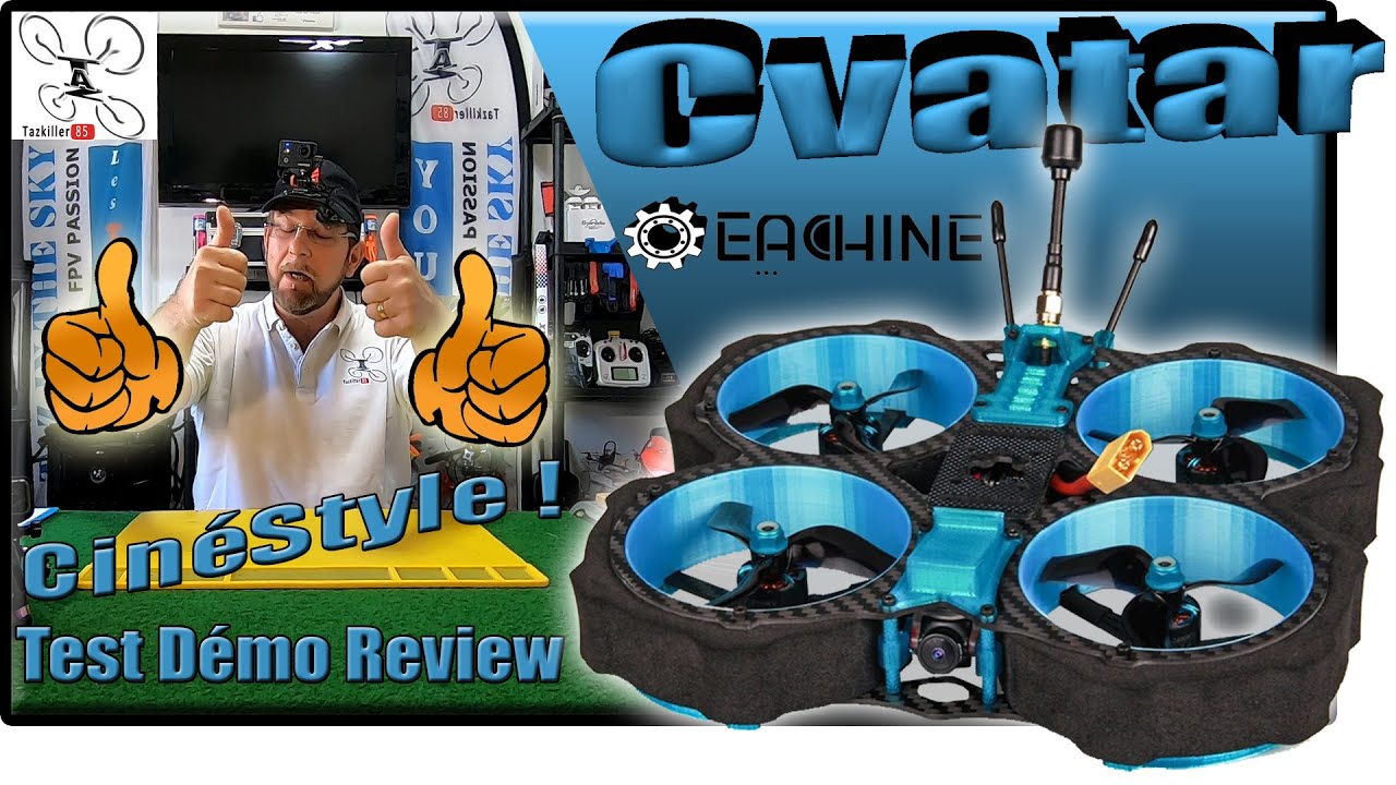Eachine CVATAR Cinewhoop Freestyle 6S - Review Test Démo - Le meilleur des 