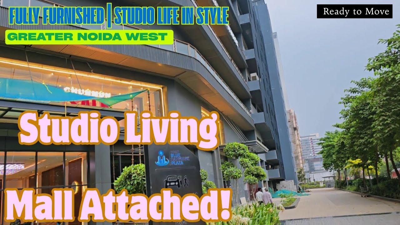 Fully Furnished Studio Apartment in Galaxy Blue Sapphire | Ready to Move! Greater Noida West