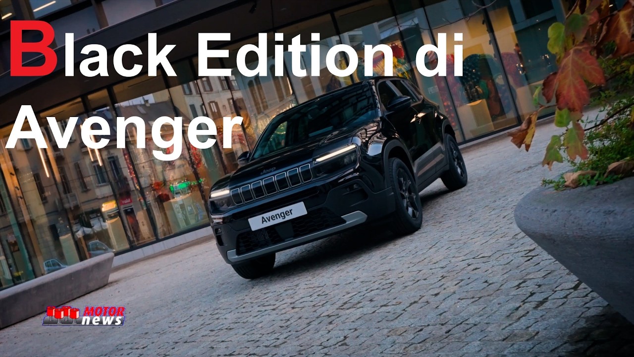 Jeep personalizza Avenger con la serie Black Edition