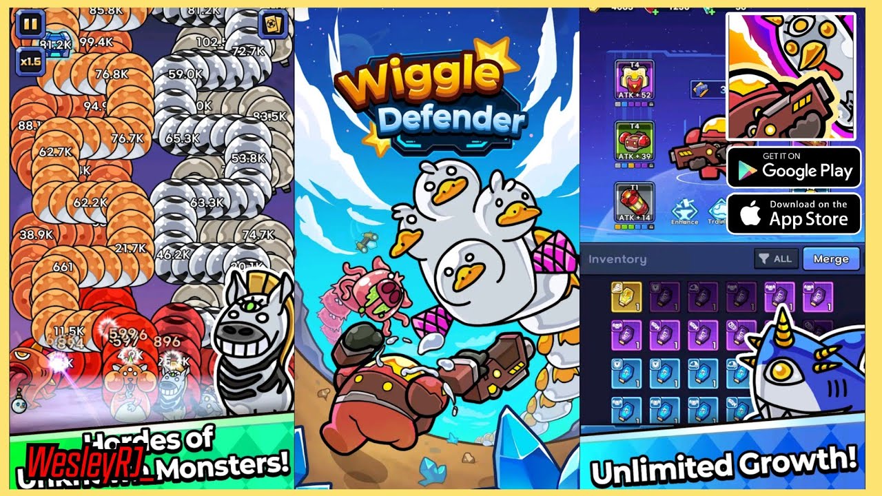 WIGGLE DEFENDER: STRATEGY TD | GAMEPLAY, TOWER DEFENSE, HABILIDADES, ALIENS (Android/IOS) GR&Aacute;TIS