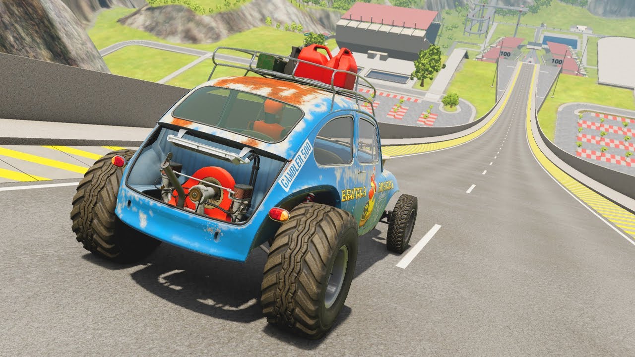 Epic High Speed Car Jumps #2 - BeamNG Drive