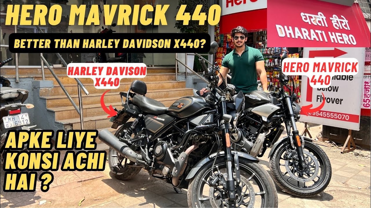 Hero Mavrick 440 BETTER THAN HARLEY DAVIDSON X440? | New Hero Showroom In Pune Dharati Hero