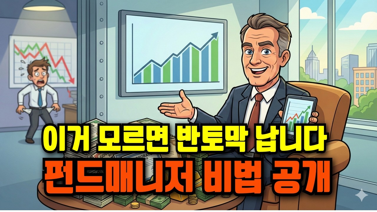 펀드매니저가 수백억 굴릴 때 쓰는 방법, 이거 모르면 퇴직금 반토막 납니다 | 자산관리 포트폴리오 | 경제