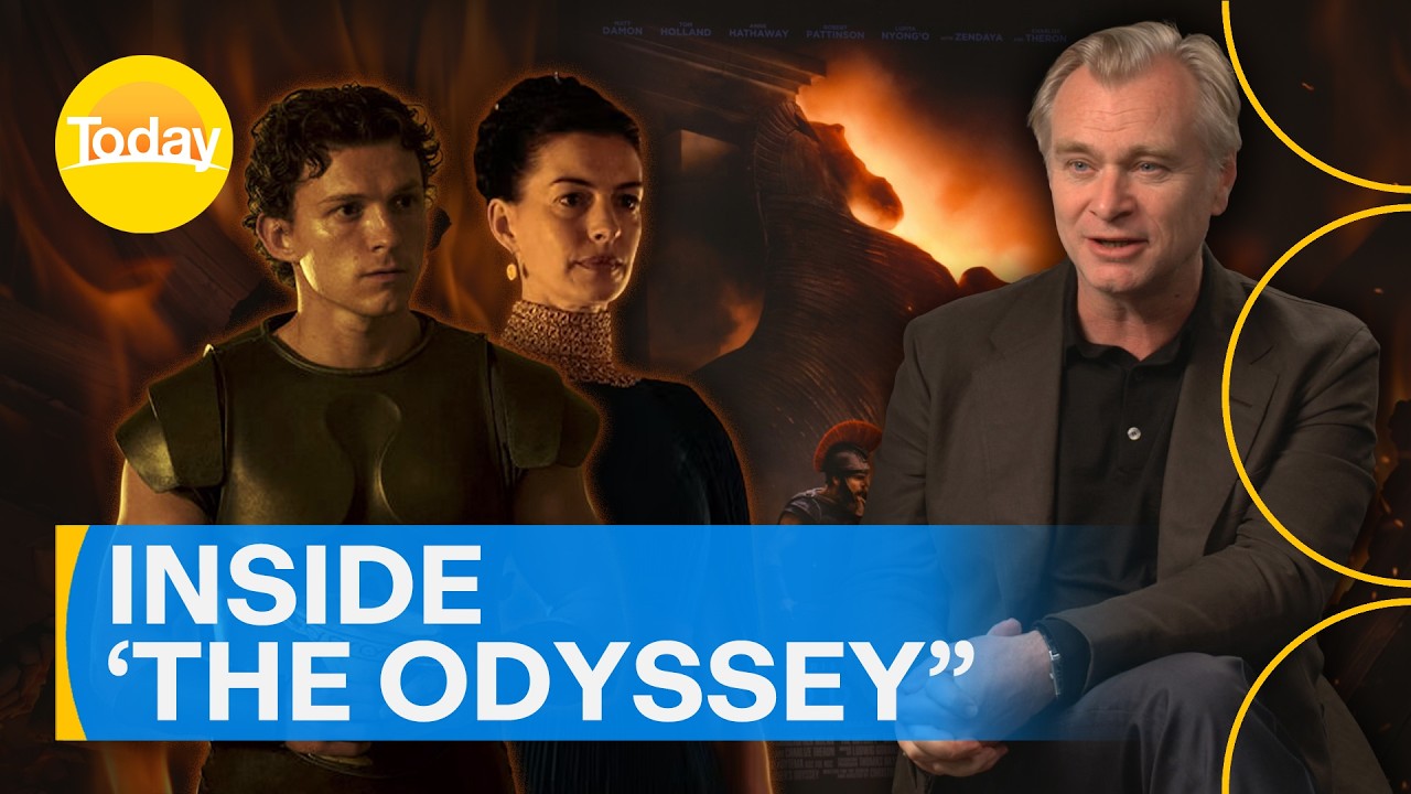 Christopher Nolan discusses new blockbuster 'The Odyssey' | Today Show Australia